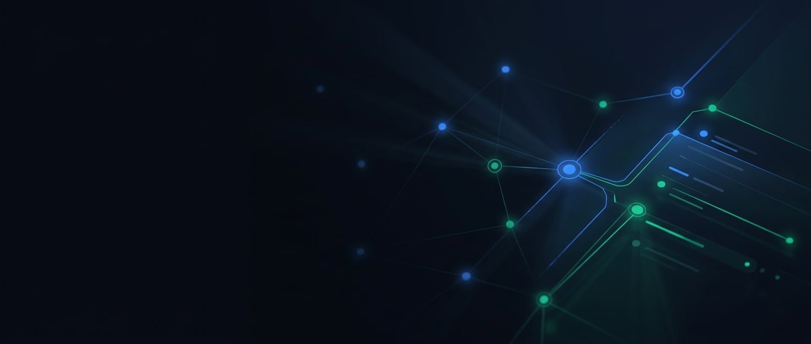 Abstrakte Visualisierung vernetzter, verständlicher Technologie